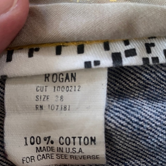 Rogan Vintage Distressed Men’s Jeans - 38 - Picture 4 of 6